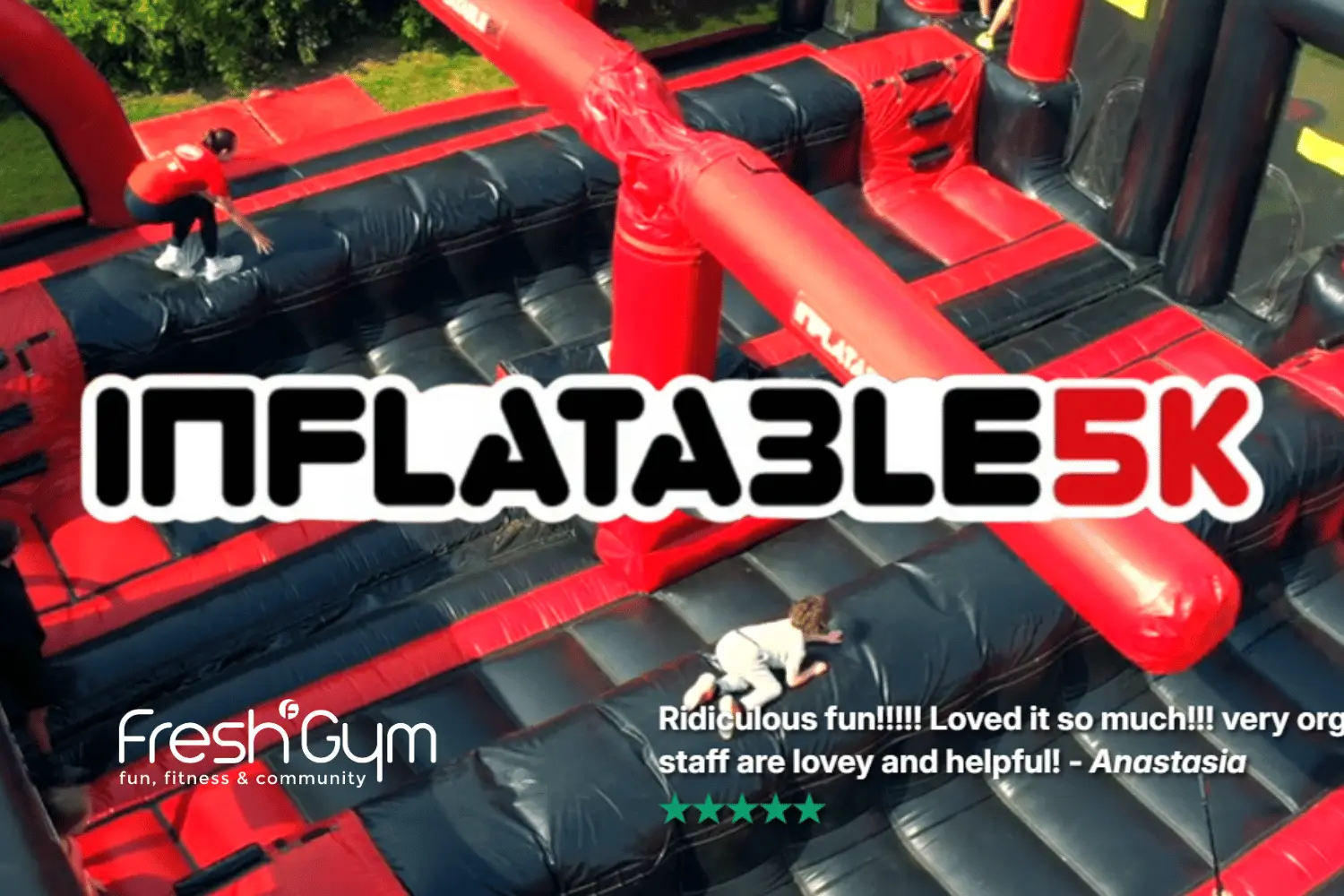 Inflatable 5K at Kempton Park