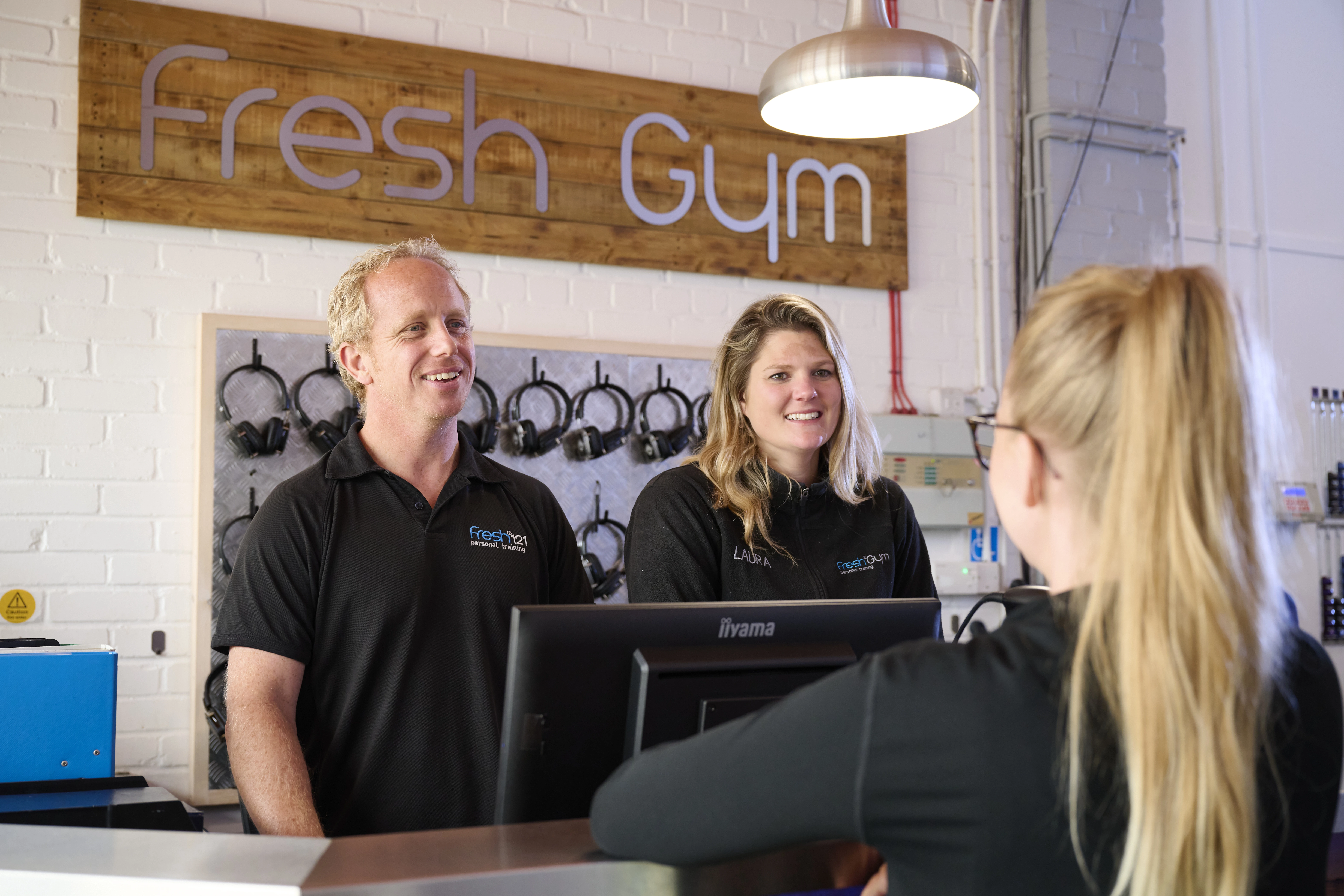 Fresh Gym reception and community space