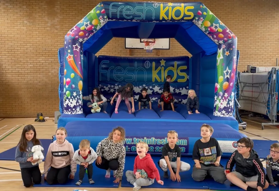 Happy child at Fresh Kids party